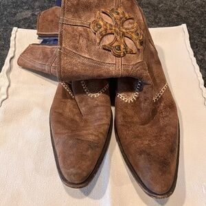 Marc Nason, Brown Leather “Cross” Boot, Size 10.5
